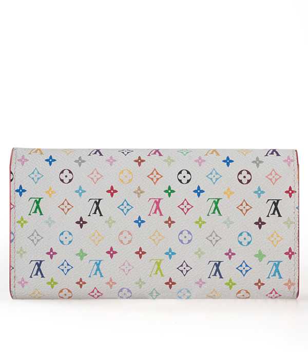 1:1 Copy Louis Vuitton Monogram Multicolore Sarah Wallet M93746 Replica